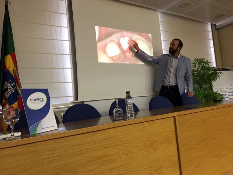 Curso del Dr. Daniel Rodrigo en el Colegio de Dentistas de Castellón