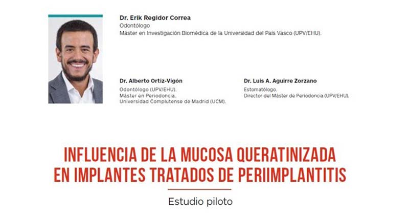 El Dr. Erik Regidor publica un nuevo artículo en la revista especializada Gaceta Dental