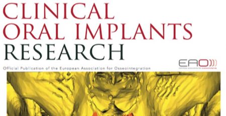La tesis del Dr. Ortiz-Vigón aparece en la portada de la revista científica Clinical Oral Implants Research